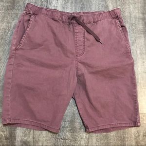 Bullhead maroon shorts